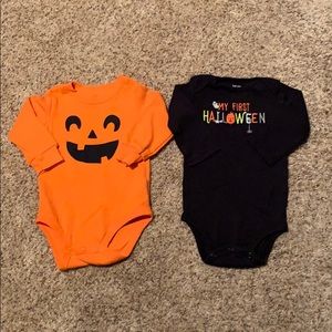 Carter’s Halloween Long Sleeve Onesies